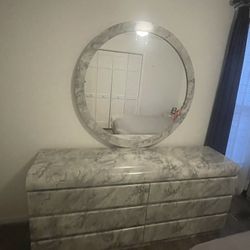 6 Drawer Dresser With Mirror And Nightstand 