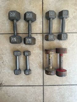 Dumbbell Set – 5lb, 10lb & 15lb