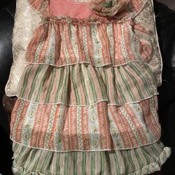 Pink Vanilla Floral Dress, Size 4T