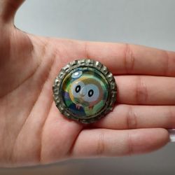 Rowlet fridge magnet