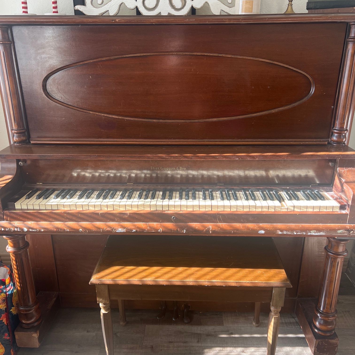 1911 Upright H.P Nelson Piano Co Piano