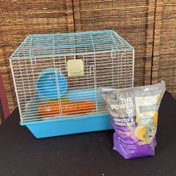 Hamster Cage & Food