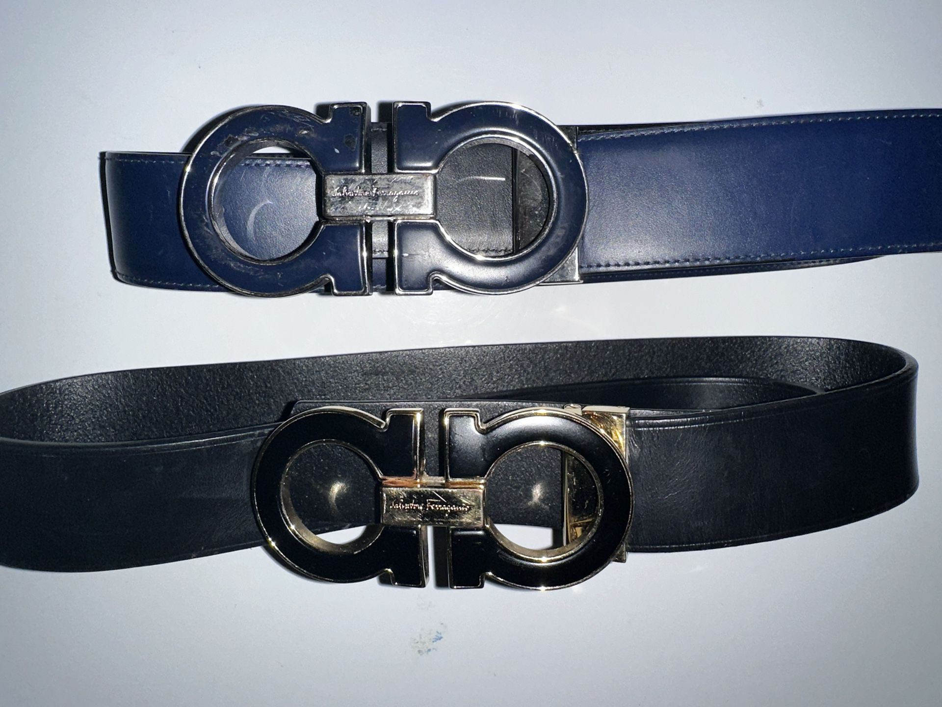 2 Ferragamo Leather Belts