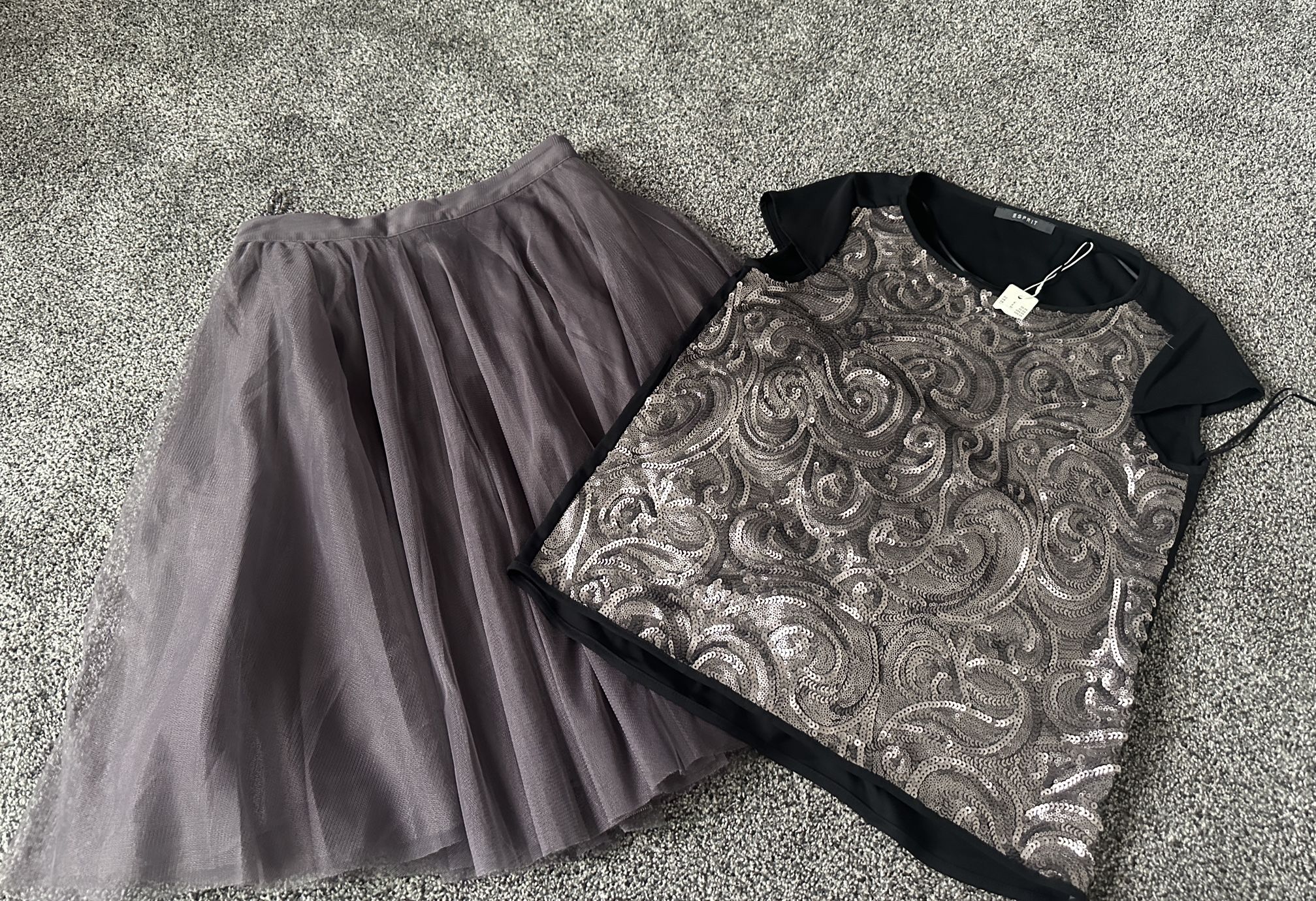 Esprit Sequin Top & Tulle Skirt Set - Brand New with Tags