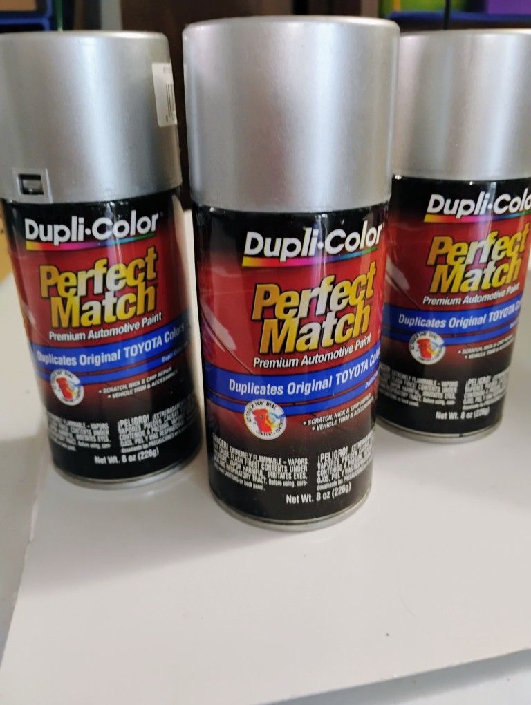 Duplicolor BTY1617 Perfect Match Toyota Classic Silver Mica 8 oz Aerosol 1F7