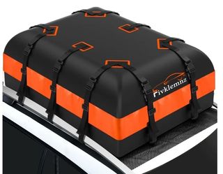 (Brand New in Box)  FIVKLEMNZ 21 Cubic Rooftop Cargo Carrier Waterproof Soft Car Roof Bag for All Top of Vehicle with/Without Rack Includes Topper Ant