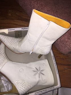 Anayelli women’s leather high heel boots