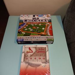 Sealed MLB Checkers And Bingo Games