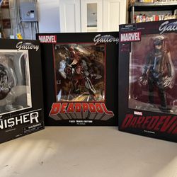 Marvel Gallery Statues Lot Of 3 