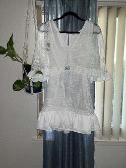 White Dress Size M