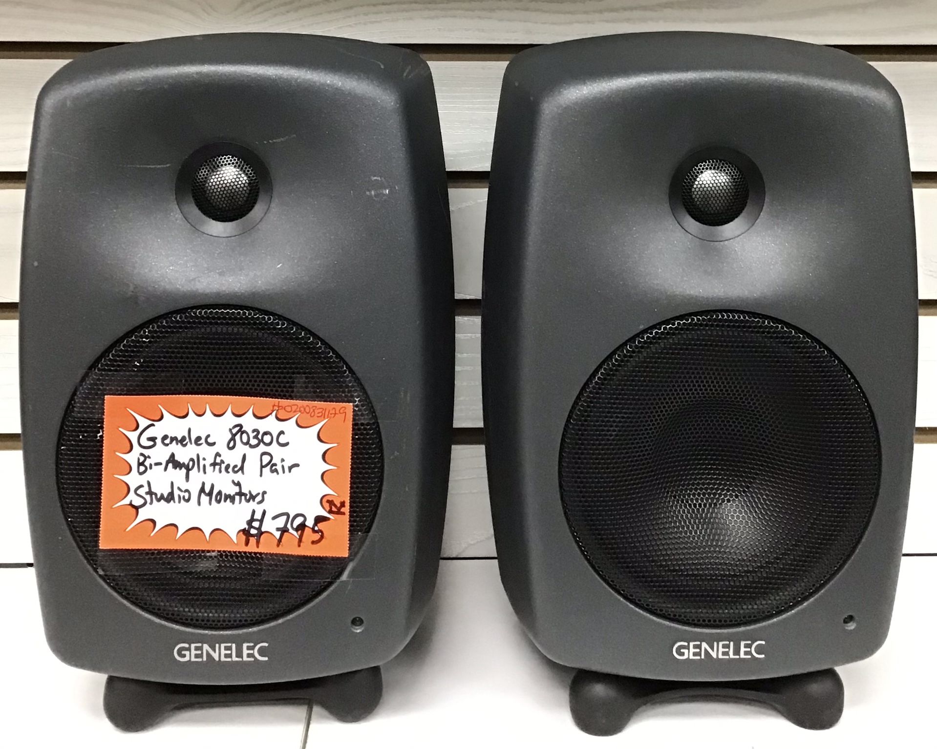 Genelec 8030C Bi-Amplified Pair Studio Monitors
