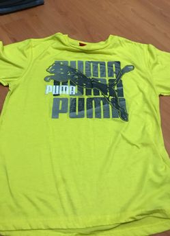 Puma yellow color medium size tshirt