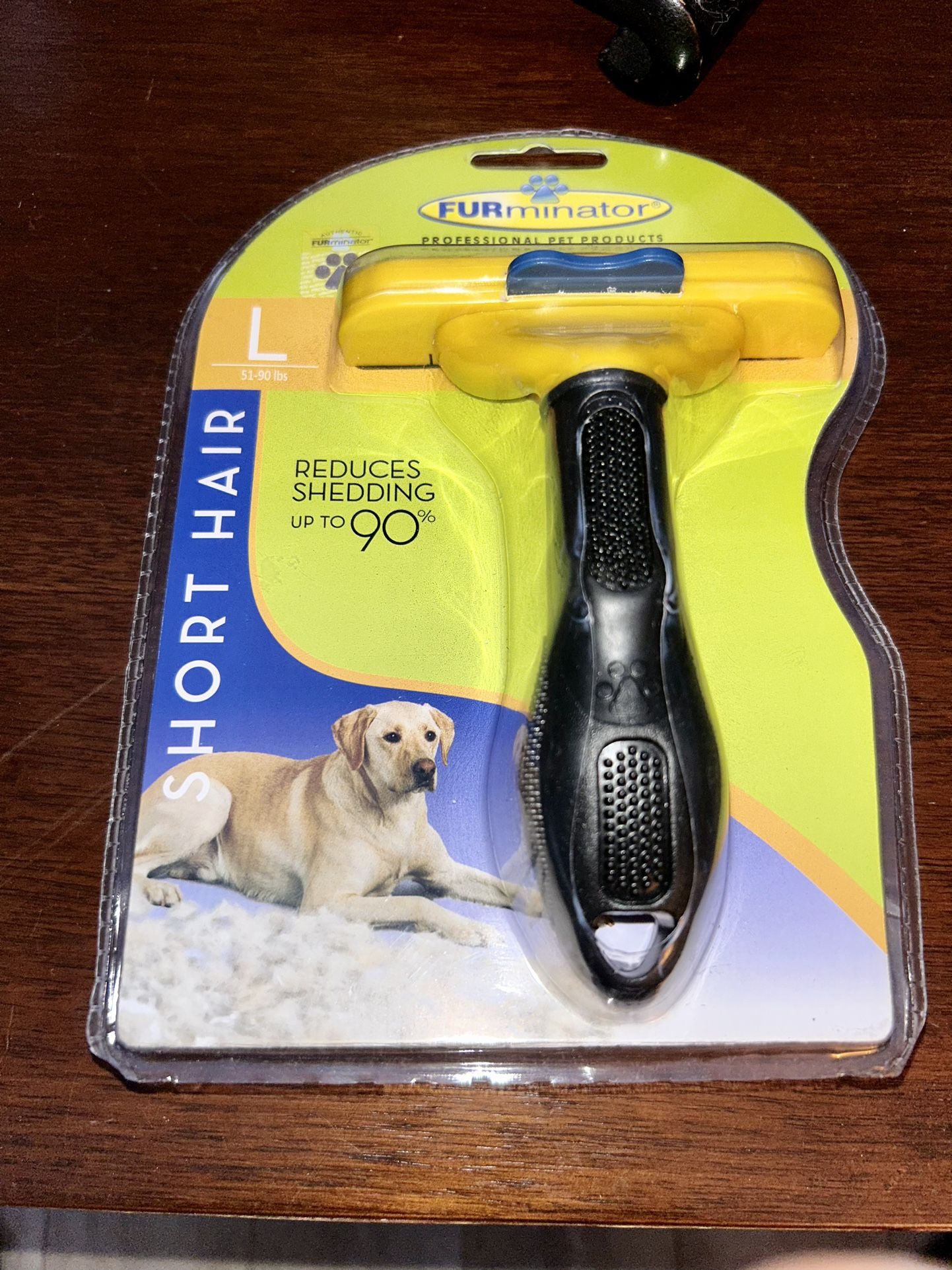 NEW Unused Furminator De-Shedding Grooming Tool for Large Dogs with Short Hair