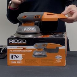 Ridgid 18v Brushless Random Orbital Sander Tool Only