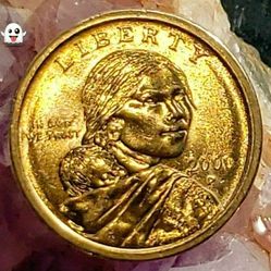 2000 Sacajawea Dollar Coin Clash Rim Error. Plus Free 
