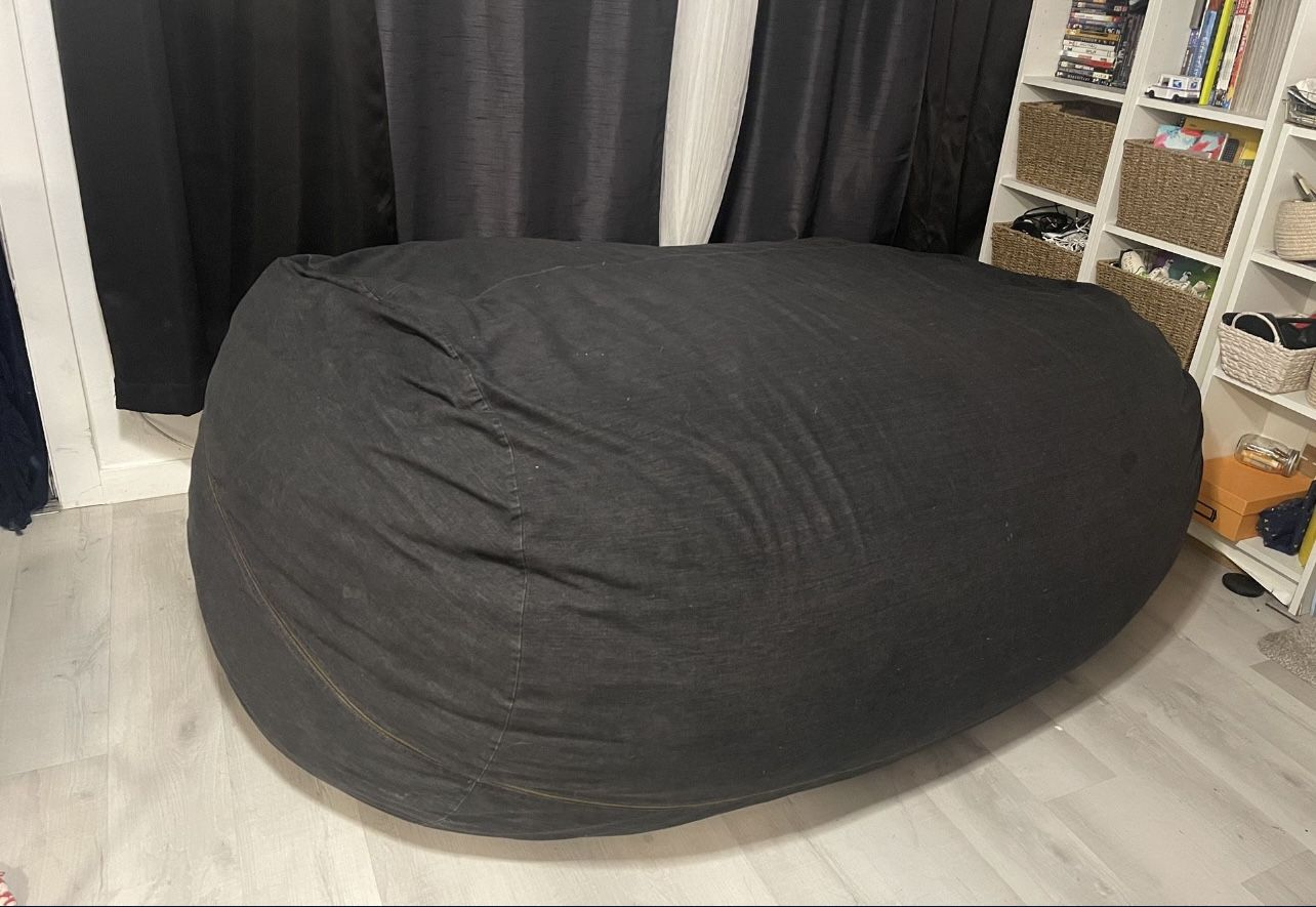 Jaxx 7 ft Giant Bean Bag Sofa Dark Denim