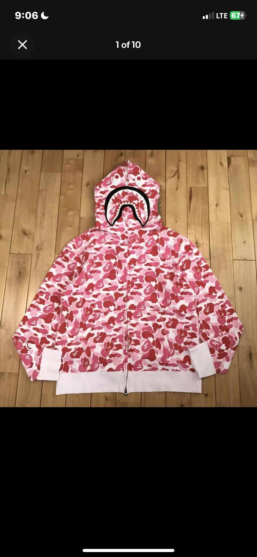 Pink Bape Hoodie