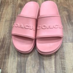 COACH Jesse Molded Slide Sandal size 10 women's Bubblegum