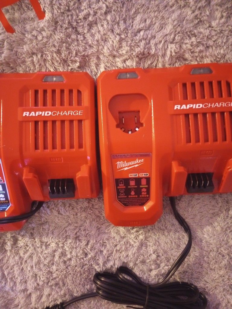 Milwaukee Rapid Chargers $40 Each
