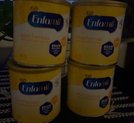 Enfamil cans