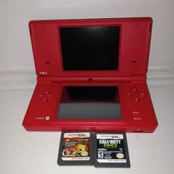 red DSi Handheld 