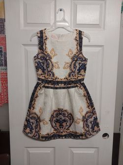 Ladies  Beautifull  Floral  Multi  Color  Mini  Dress