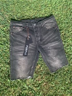 Purple Cut Jorts