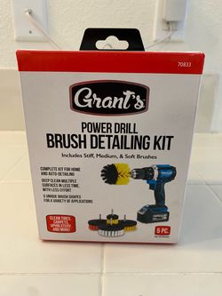 Grant's Power Drill Brush Detailing Kit 5-Piece