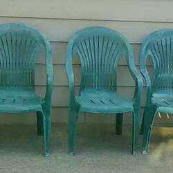 Outdoor chairs (5) total for $40 