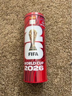 2026 Panini Fifa World Cup Tube Tin Limited Edition Factory Sealed