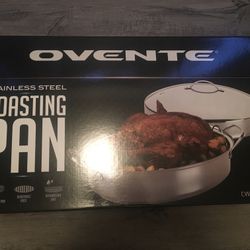 Ovente Stainless Steel Roasting Pan