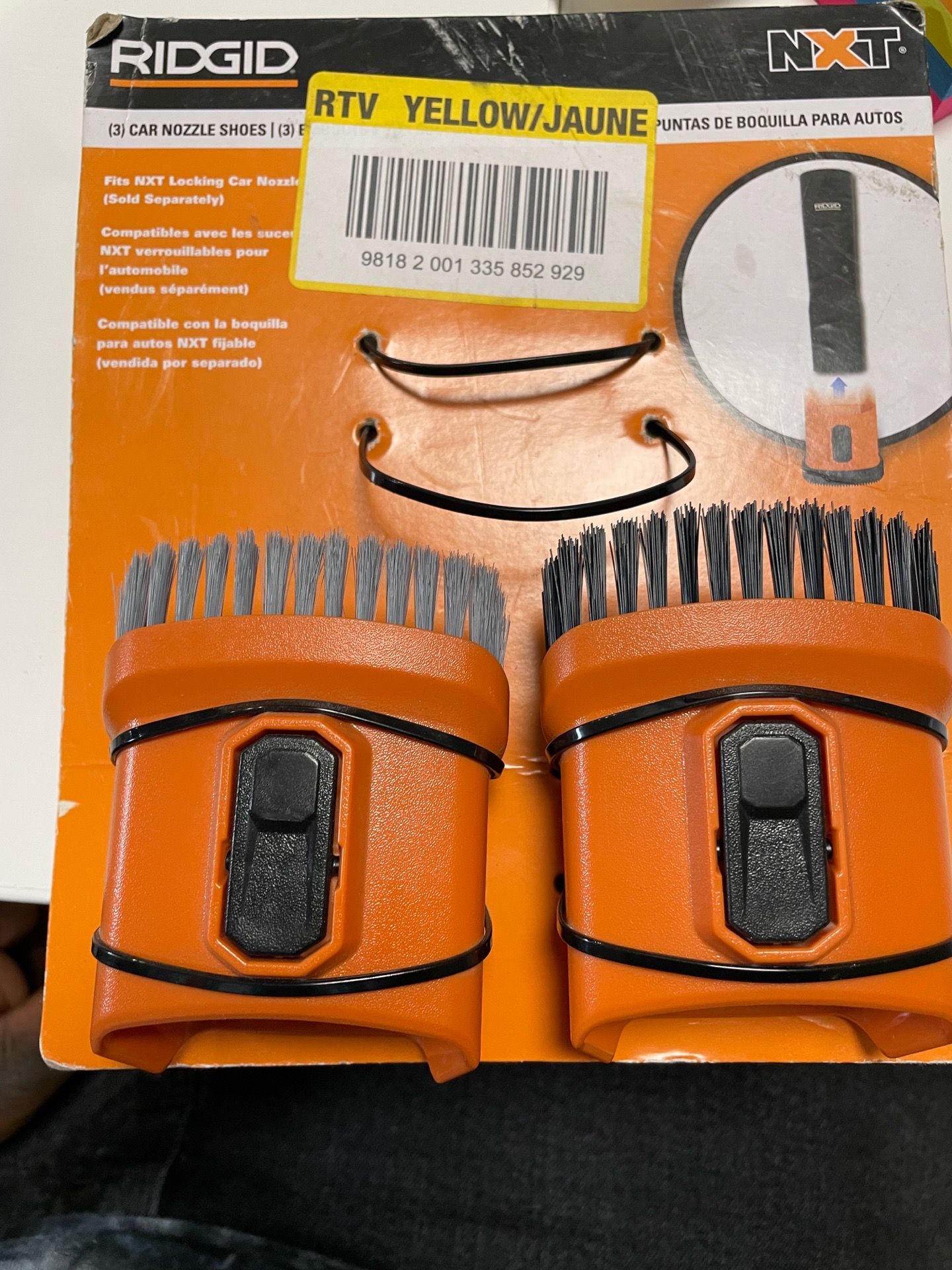 RIDGID NXT Car Nozzle Shoe Kit