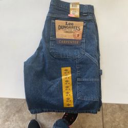 Lee Dungarees Carpenter Denim Shorts- New With Tags Size 32