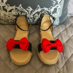 Janie and Jack Bow Shoes Size 13 NEW