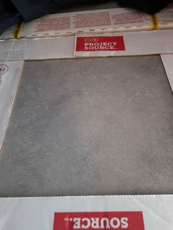 1100 sq feet of almosa grey tile 100 boxes 12x12 Home remodel