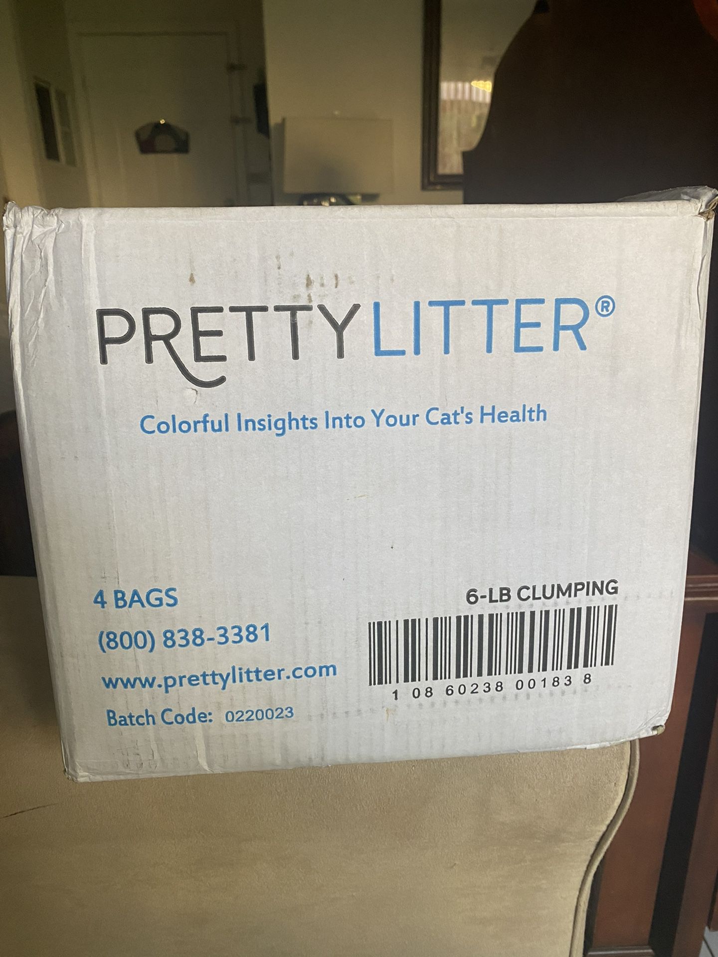 Cat litter - Unopened Box 4bags