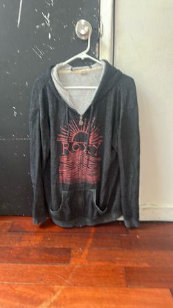 Roxy women’s sweatshirt zip up XL