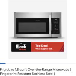 Frigidaire 1.8-cu ft Over-the-Range Microwave ( Fingerprint Resistant Stainless Steel )