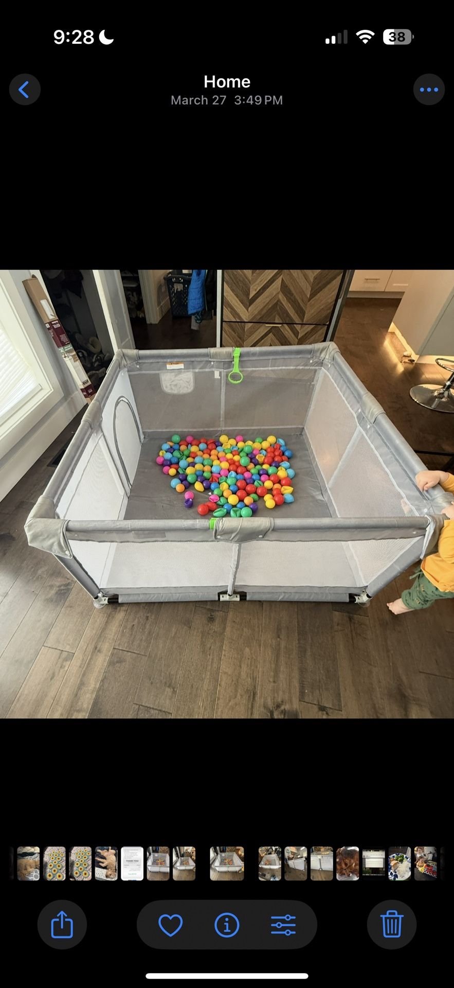 Toddler Play Pen Ball Pit