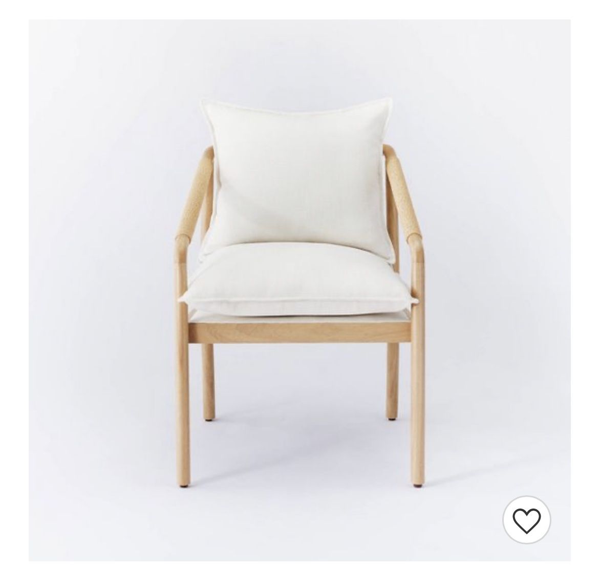 Ventura Upholstered Accent Chair with Wood Frame Threshold designed