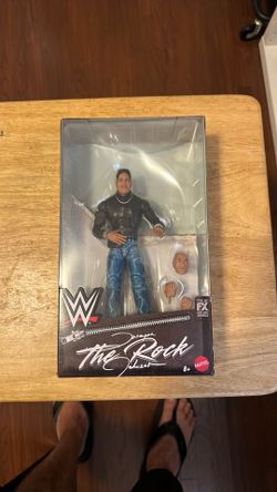 WWE THE ROCK ELITE WM 42 EXCLUSIVE