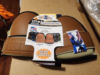 Troxell Leatherhead Super-Soft Knee Pads Large Beige