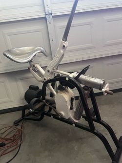Exercycle electric motorized exercise bike, model 210