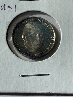 John F Kennedy Sterling Medal Coin