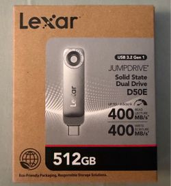Lexar JumpDrive Solid State Dual Drive D50E (512GB)