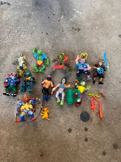 Vintage 1980s and 1990s Teenage Mutant Ninja Turtles Villains Action Figures - $10 each