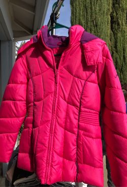 Cozy pink winter coat