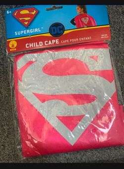 DC Supergirl Child Cape costume