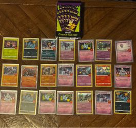 Pokémon Trick or Trade Cards with Sleeves