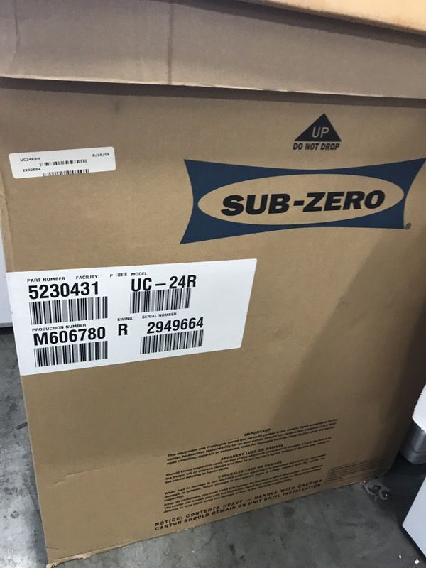 Sub zero mini fridge